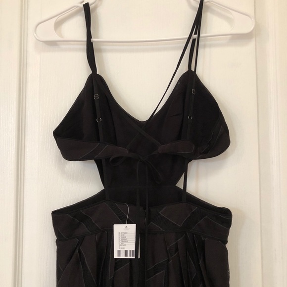 Silence + Noise Floor Length Black Dress - Picture 6 of 7